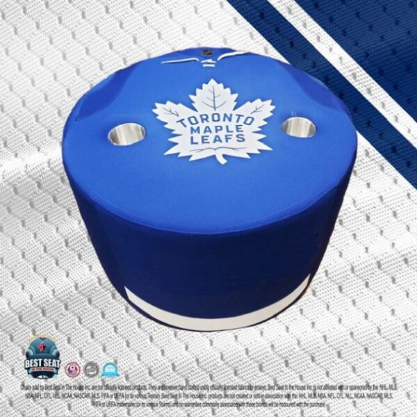 Toronto Maple Leafs Tub Chair and Ottoman by Best Seat in the House - Image 2