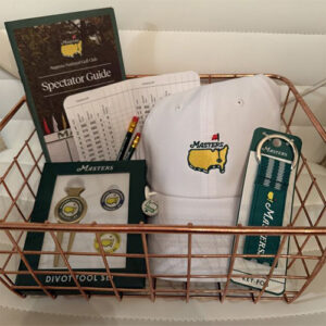 2025 Masters Golf Divot Tool with Markers, Key FOB, Cap and Spectator's Guide at Augusta National