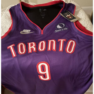 Autographed RJ Barrett Nike Toronto Raptors Purple Jersey