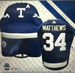 Toronto Maple Leafs Tub Chair and Ottoman by Best Seat in the House