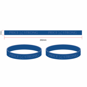 Blue Rubber Band Bracelet